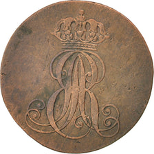 GERMAN STATES, Pfennig, 1838, Hannover, KM #173.2, EF(40-45), Copper, 2.37