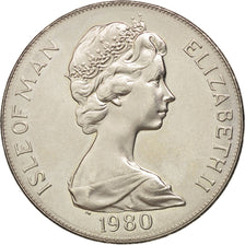 Isle of Man, Elizabeth II, Crown, 1980, Pobjoy Mint, AU(55-58), Copper-nickel