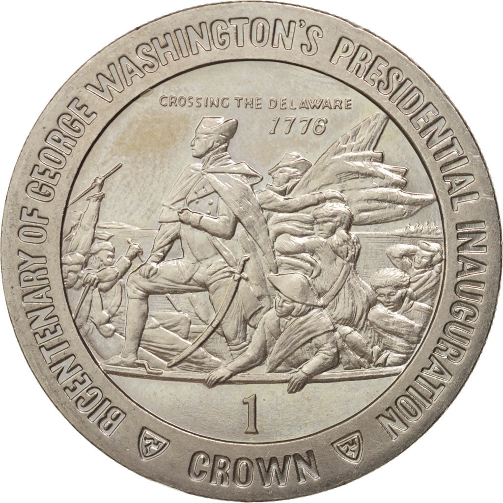 Isle of Man, Elizabeth II, Crown, 1989, Pobjoy Mint, SUP, Copper-nickel, KM:246