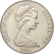 Isle of Man, Elizabeth II, Crown, 1982, Pobjoy Mint, AU(55-58), Copper-nickel