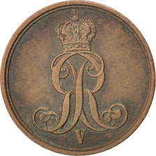 Moneta, Stati tedeschi, HANNOVER, Georg V, Pfennig, 1856, Hannover, BB, Rame