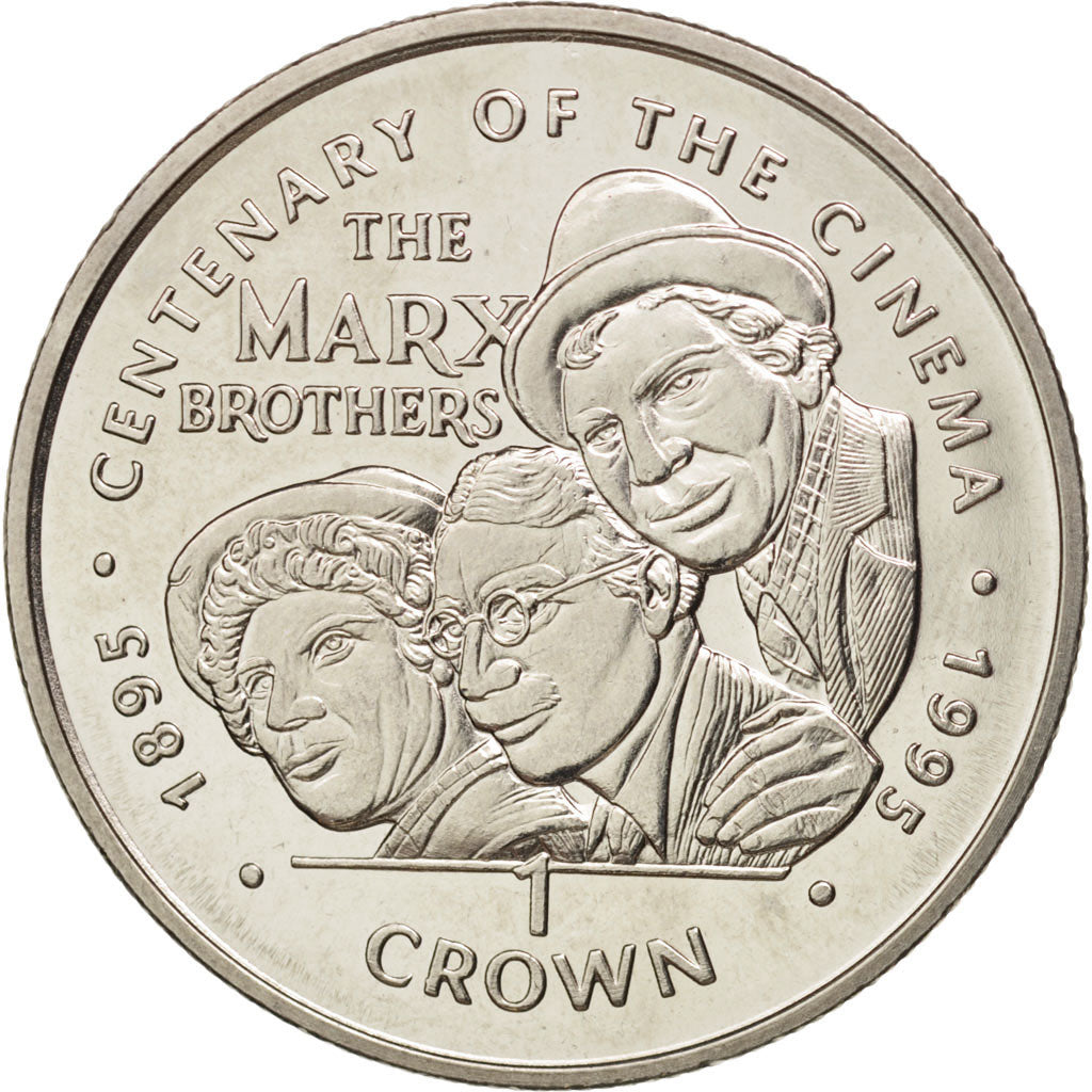 Gibraltar, Elizabeth II, Crown, 1996, AU(55-58), Copper-nickel