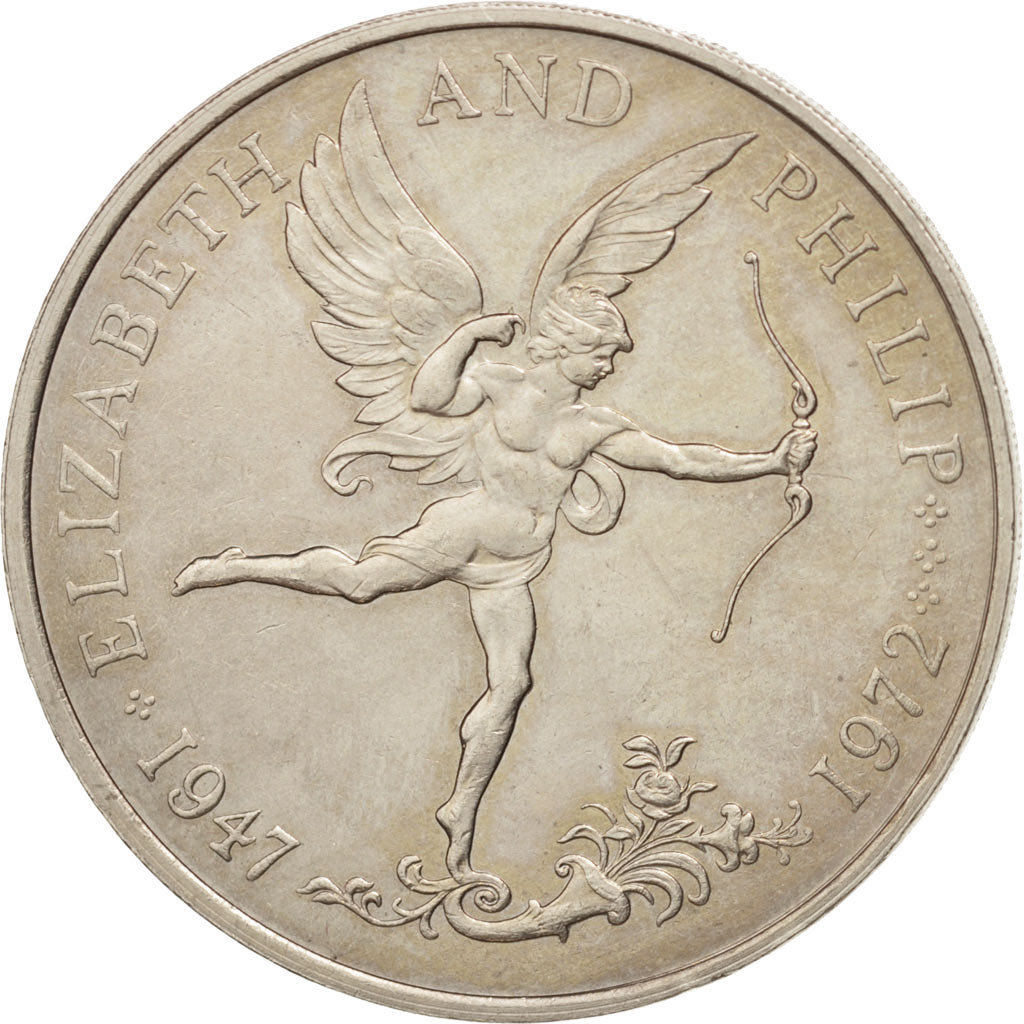 Guernsey, Elizabeth II, 25 Pence, 1972, Guernesey, SPL-, Rame-nichel, KM:26