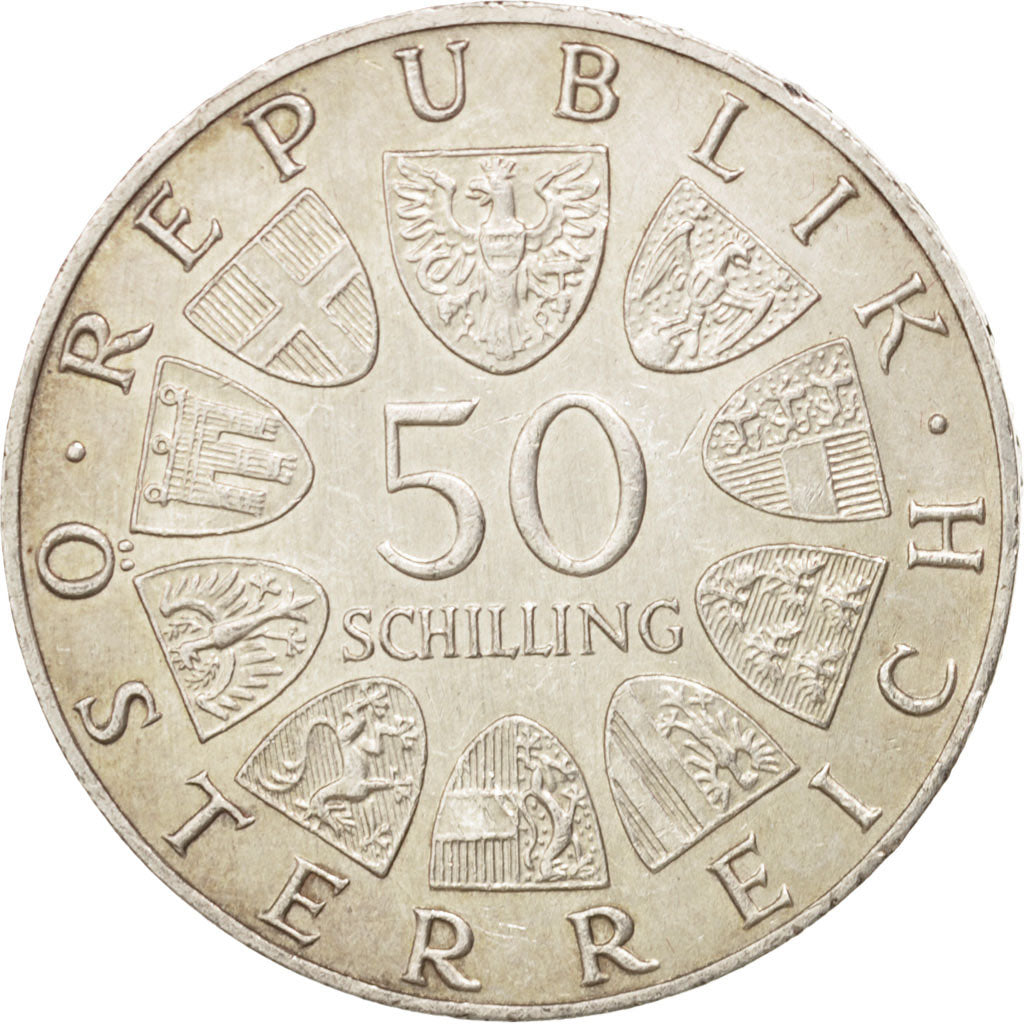 Austria, 50 Schilling, 1965, Vienne, AU(50-53), Silver, KM:2898
