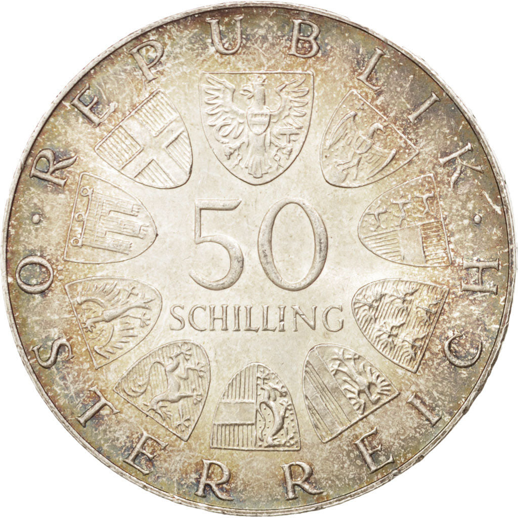Österreich, 50 Schilling, 1973, Vienne, MS(60-62), Silver, KM:2917