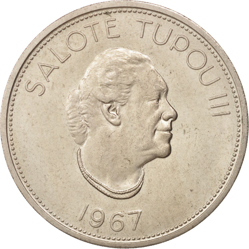 Tonga, King Taufa'ahau Tupou IV, Pa'anga, 1967, AU(55-58)