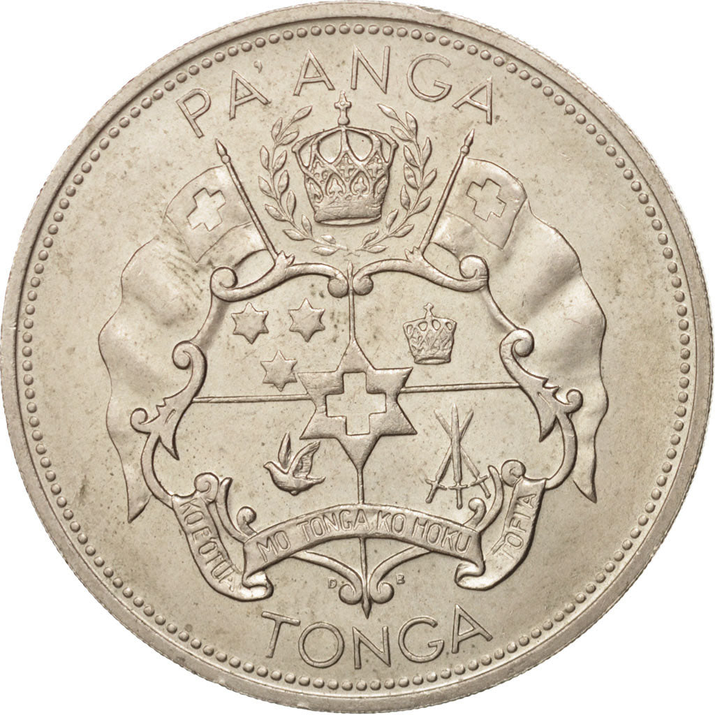 Tonga, King Taufa'ahau Tupou IV, Pa'anga, 1967, AU(55-58)