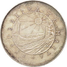 Malta, 4 Pounds, 1975, BB+, Argento, KM:33
