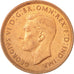 Great Britain, George VI, 1/2 Penny, 1942, MS(60-62), Bronze