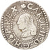Spain, BARCELONA, Real, Croat, 1677, Barcelone, EF(40-45), Silver, KM:40