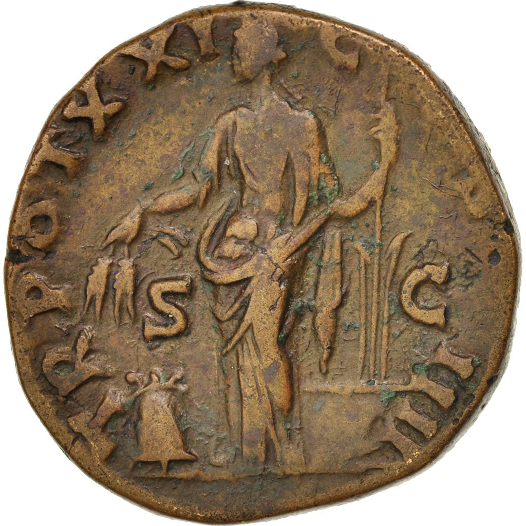 Antoninus Pius, Sestertius, Roma, BB, Bronzo, RIC:1006