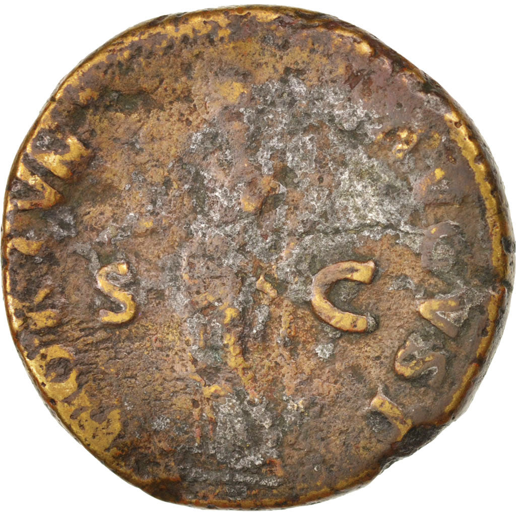 Nerva, Dupondius, 97, Roma, VF(20-25), Bronze, RIC:101