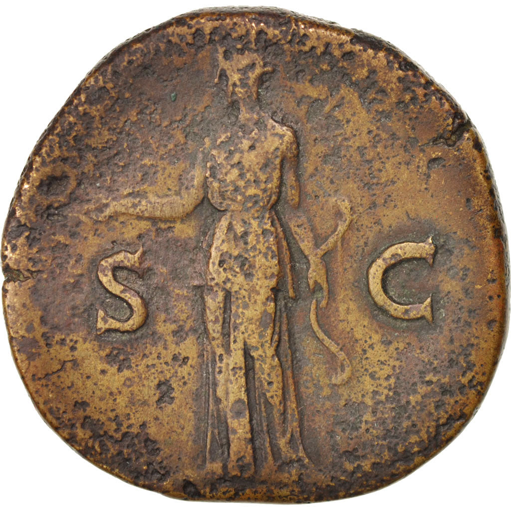 Hadrian, Sestertius, 134, Roma, EF(40-45), Bronze, RIC:777