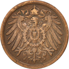 GERMANY - EMPIRE, Wilhelm II, 2 Pfennig, 1904, Berlin, VF(30-35), Copper, KM:16