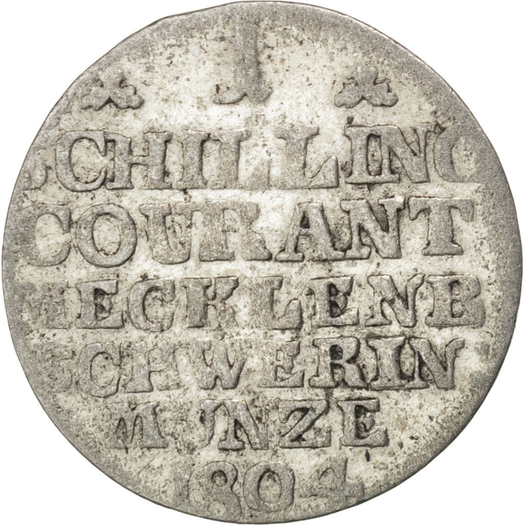Coin, German States, MECKLENBURG-SCHWERIN, Friedrich Franz I, Schilling, 1804