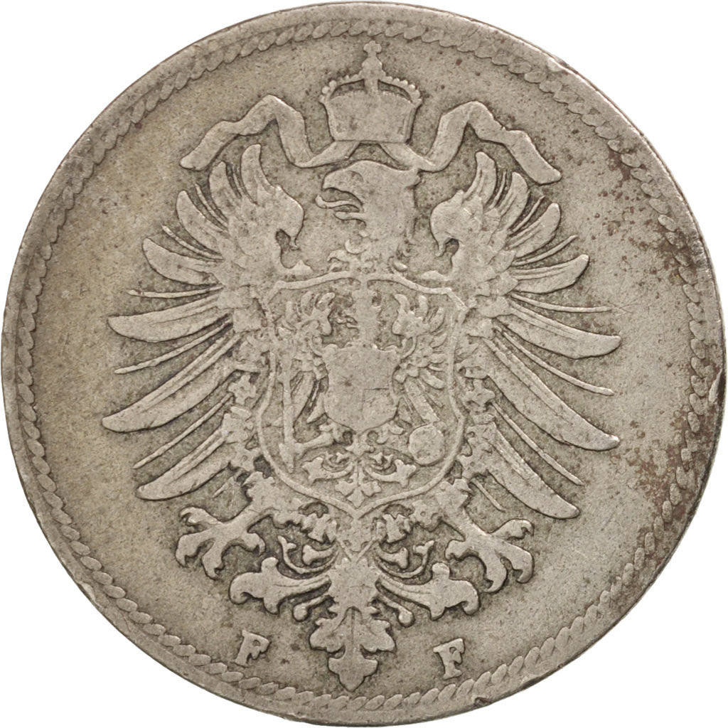 Coin, GERMANY - EMPIRE, Wilhelm I, 10 Pfennig, 1874, EF(40-45), Copper-nickel