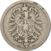 Coin, GERMANY - EMPIRE, Wilhelm I, 10 Pfennig, 1875, EF(40-45), Copper-nickel