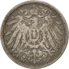 Moneta, GERMANIA - IMPERO, Wilhelm II, 10 Pfennig, 1896, MB, Rame-nichel, KM:12