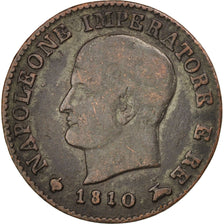 ITALIAN STATES, KINGDOM OF NAPOLEON, Napoleon I, Centesimo, 1810, Milan