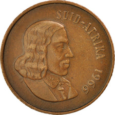 Munten, Zuid Afrika, 2 Cents, 1966, Pretoria, ZF+, Bronze, KM:66.2