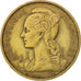 Madagascar, 10 Francs, 1953, Paris, AU(50-53), Aluminum-Bronze, KM:6