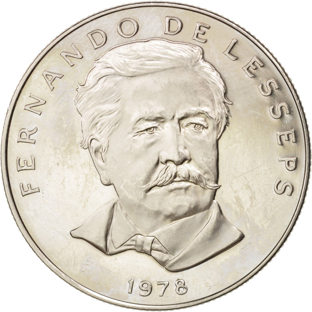 Panama, 50 Centesimos, 1978, U.S. Mint, AU(55-58), Copper-Nickel Clad Copper
