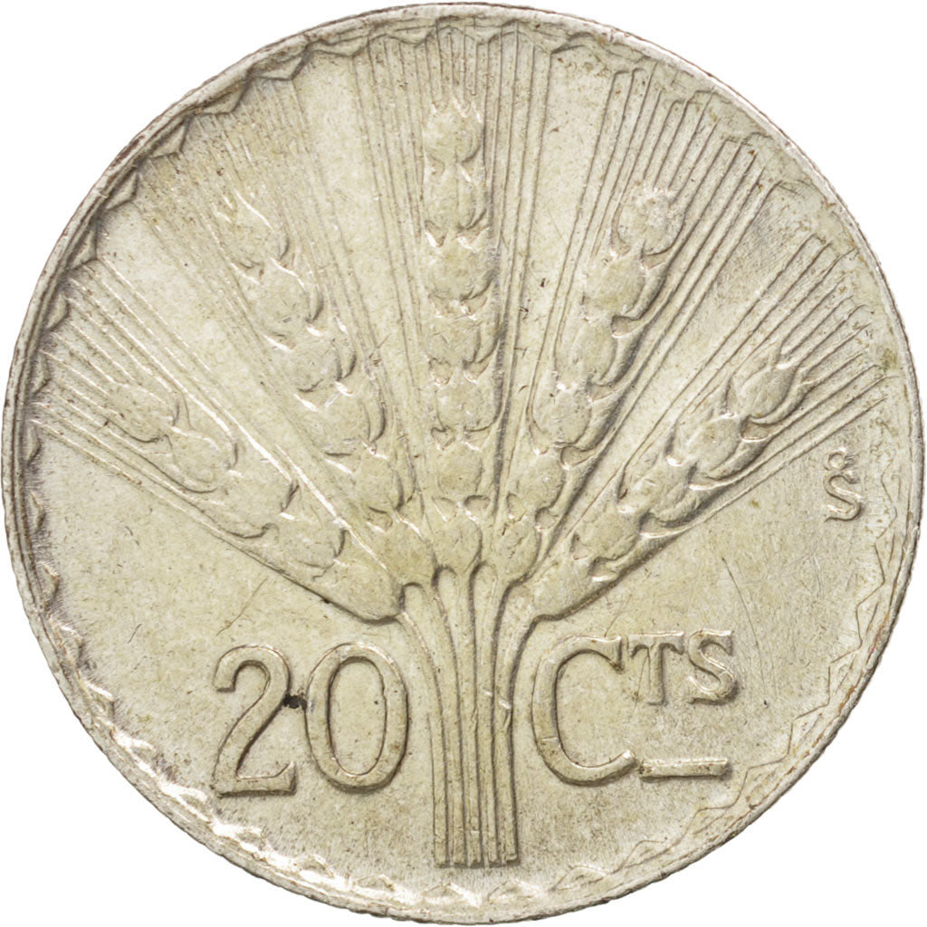 Uruguay, 20 Centesimos, 1942, Santiago, AU(50-53), Silver, KM:29