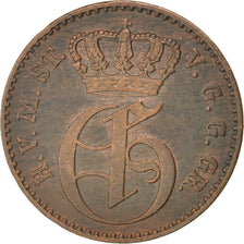 GERMAN STATES, 3 Pfennig, 1855, Berlin, KM #90, AU(50-53), Copper, 0.00