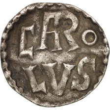 France, Charlemagne (768-814), Denar, Melle, EF(40-45), Silver, Depeyrot:605