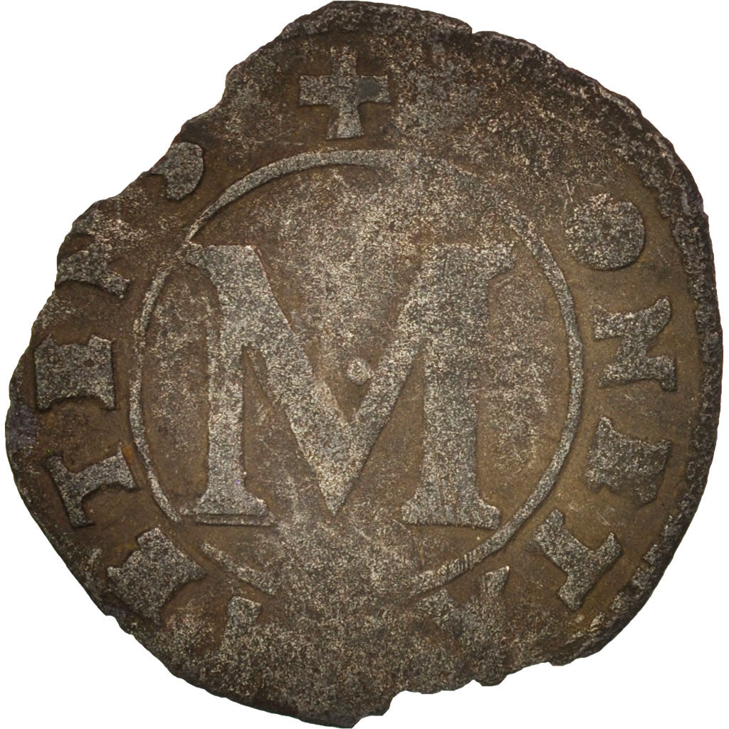 France, Liard, 1589, Metz, VF(20-25), Billon