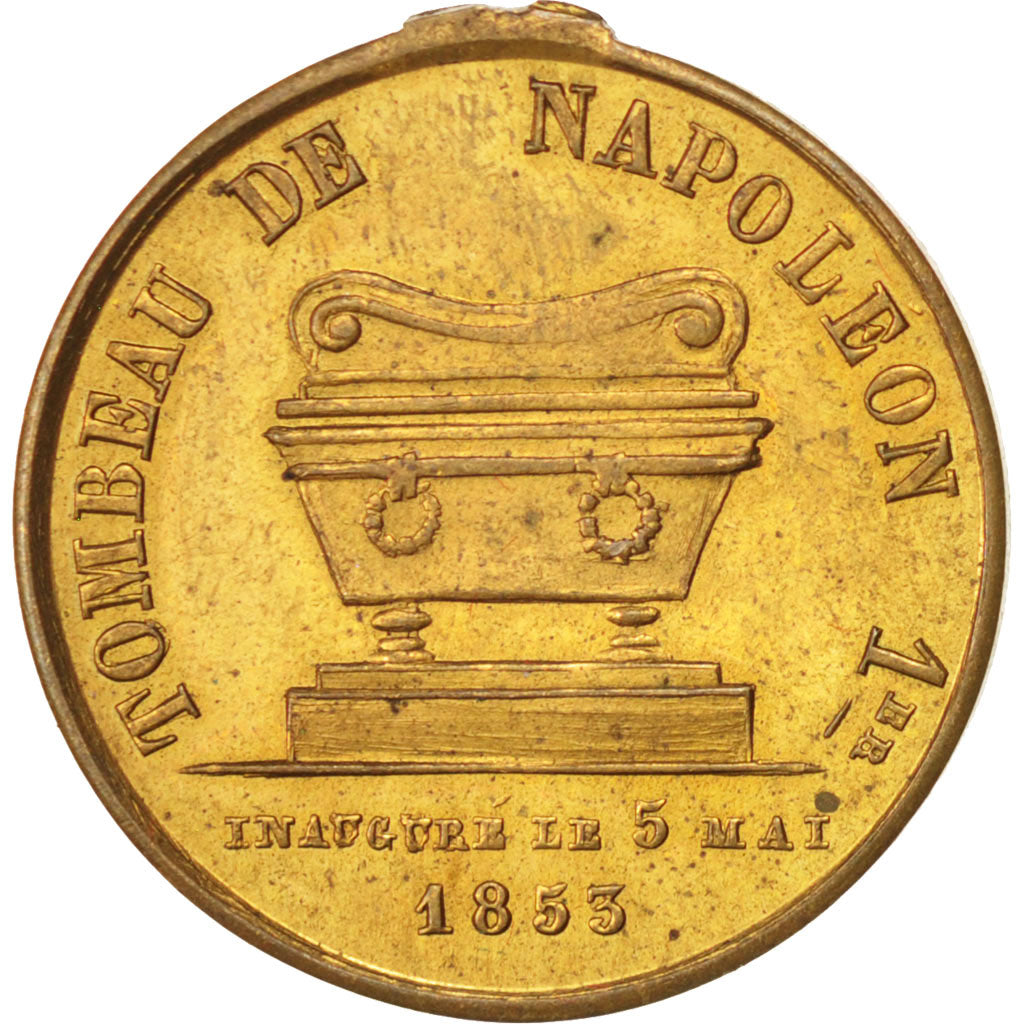 France, Medal, Second French Empire, History, 1853, AU(50-53), Brass