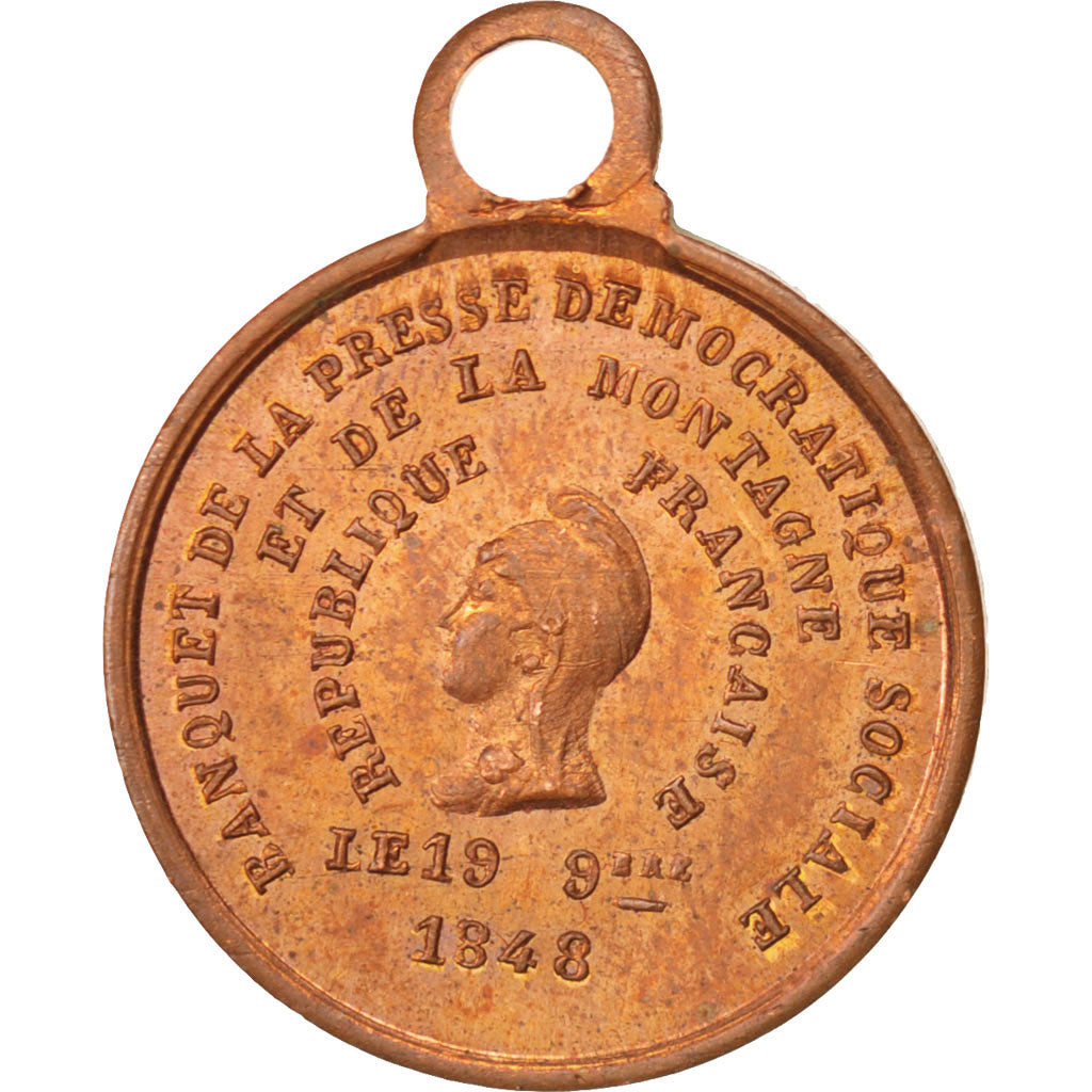 Francia, Medal, Banquet de la Presse Démocratique Sociale, French Second