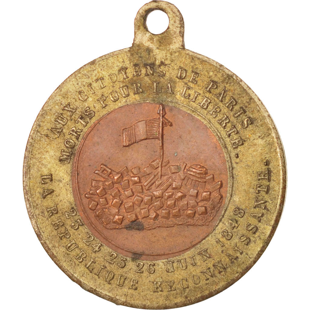 France, Medal, Journées des 23, 24, 25 et 26 juin 1848, French Second Republic