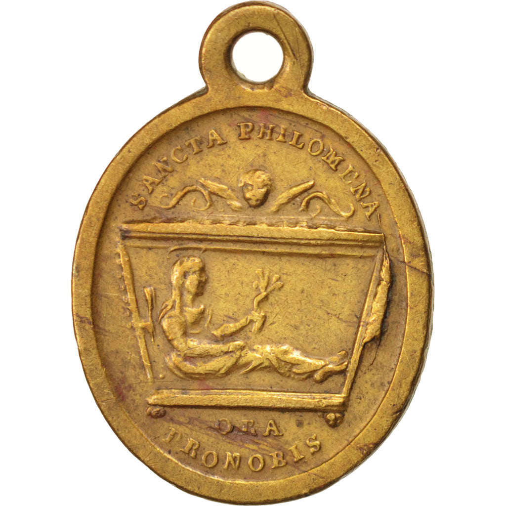 France, Sainte Philomene, Religions & beliefs, XIX Century, Medal, AU(50-53)