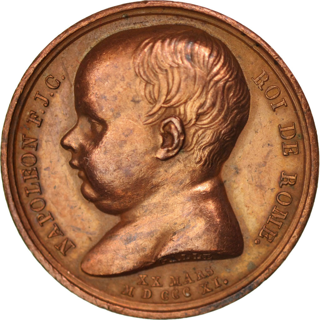 France, King of Rome birth's quinarius, First French Empire, History, 1811, M...