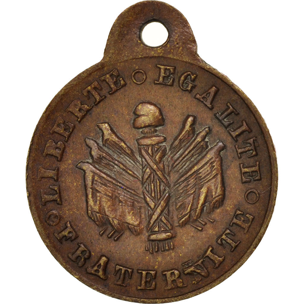 Francja, Medal, Druga Republika Francuska, Remise des drapeaux, Polityka