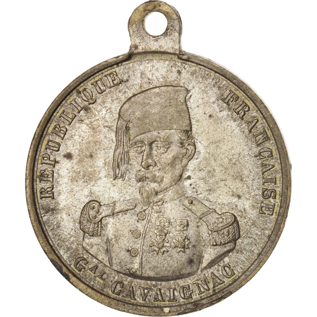 France, Medal, Général Cavaignac, French Second Republic, History, 1848