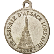 France, Brasserie d'Alsace Lorraine, Souvenir du passage à la Tour Eiffel