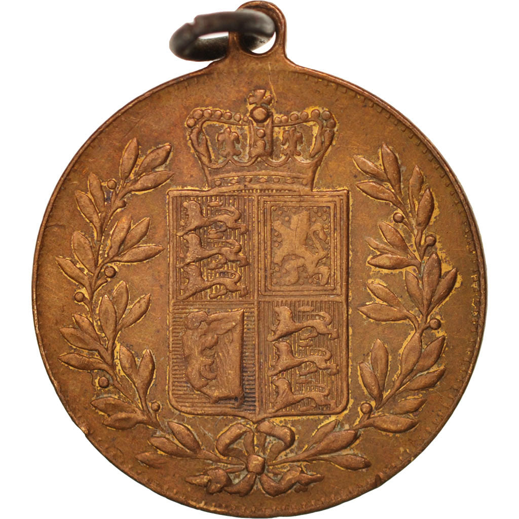 Great Britain, Queen Victoria, History, , Medal, VF(30-35), Copper