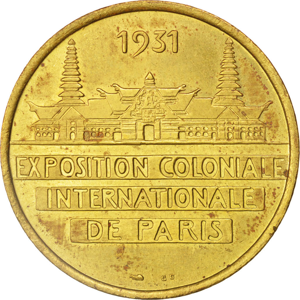 France, Medal, Exposition Coloniale Internationale, Paris 1931, Océanie, Arts &