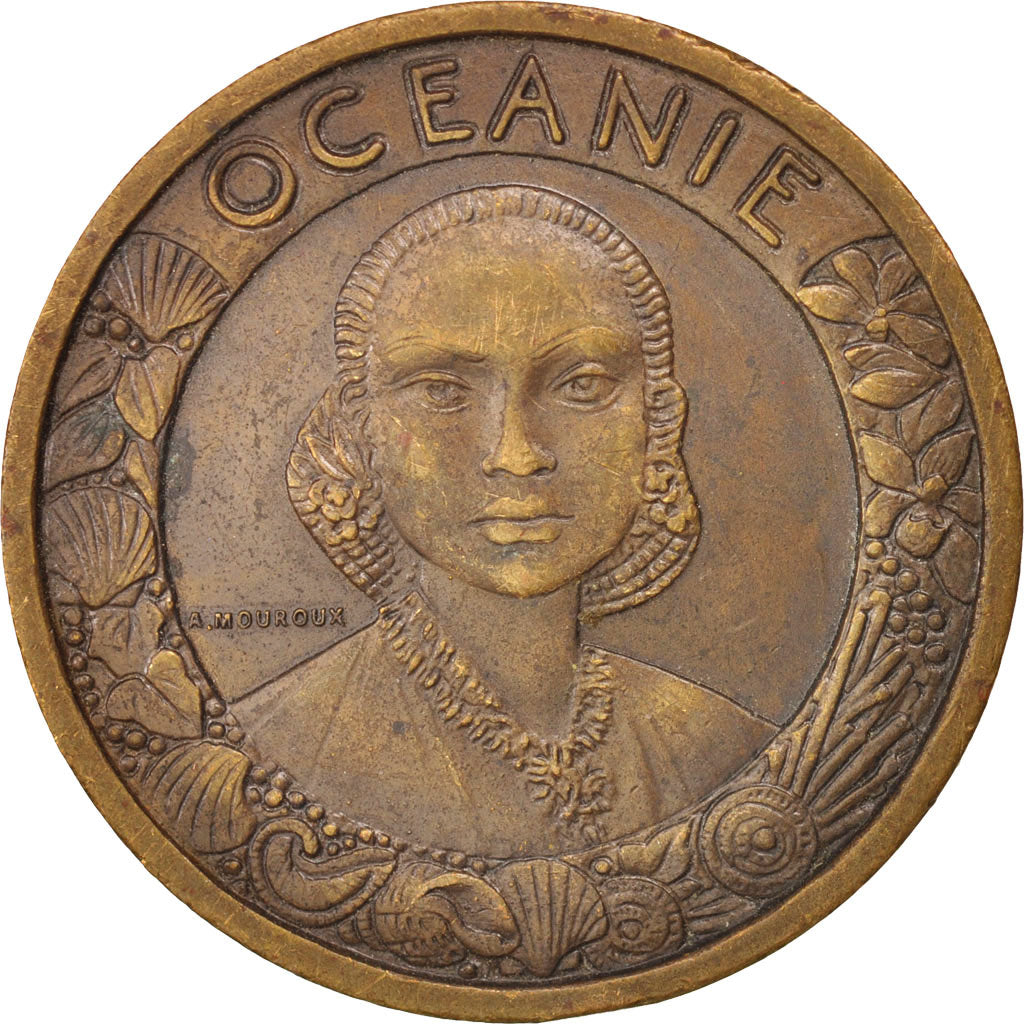 France, Medal, Exposition Coloniale Internationale, Paris 1931, Océanie, Arts &