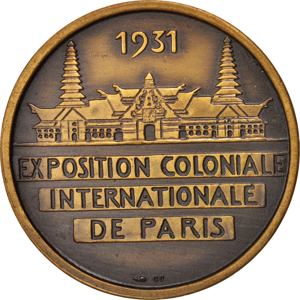 France, Medal, Exposition Coloniale Internationale, Paris 1931, Océanie, Arts &