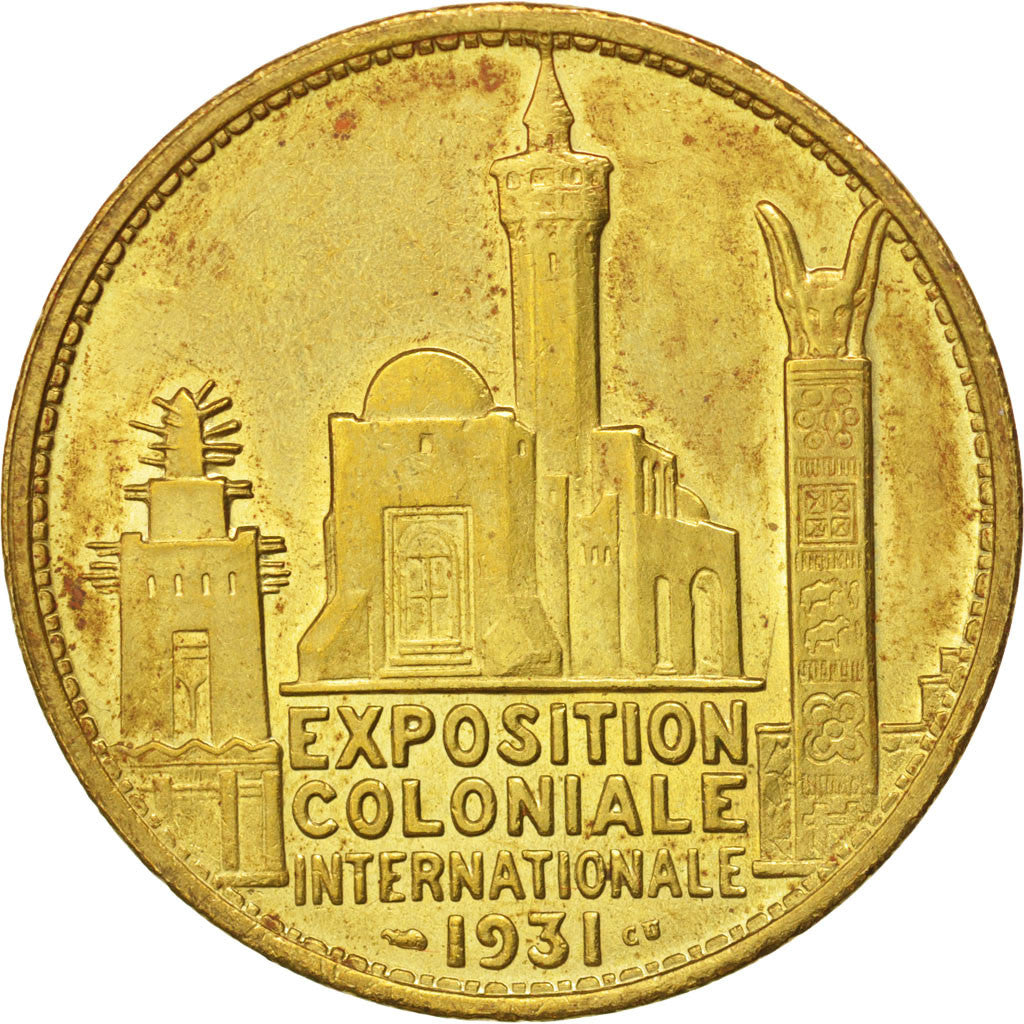 Francia, Medal, Exposition Coloniale Internationale, Paris 1931, Afrique, Arts &
