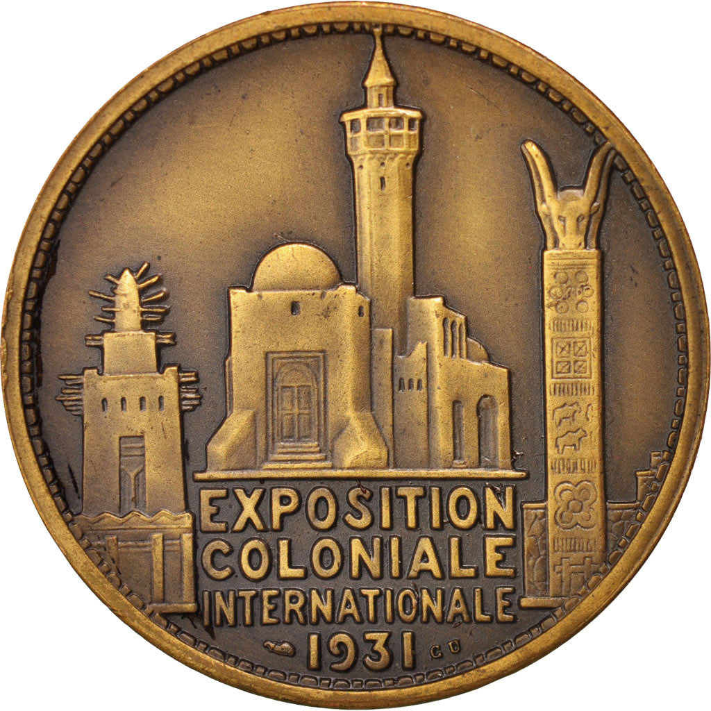 France, Medal, Exposition Coloniale Internationale, Paris 1931, Afrique, Arts &
