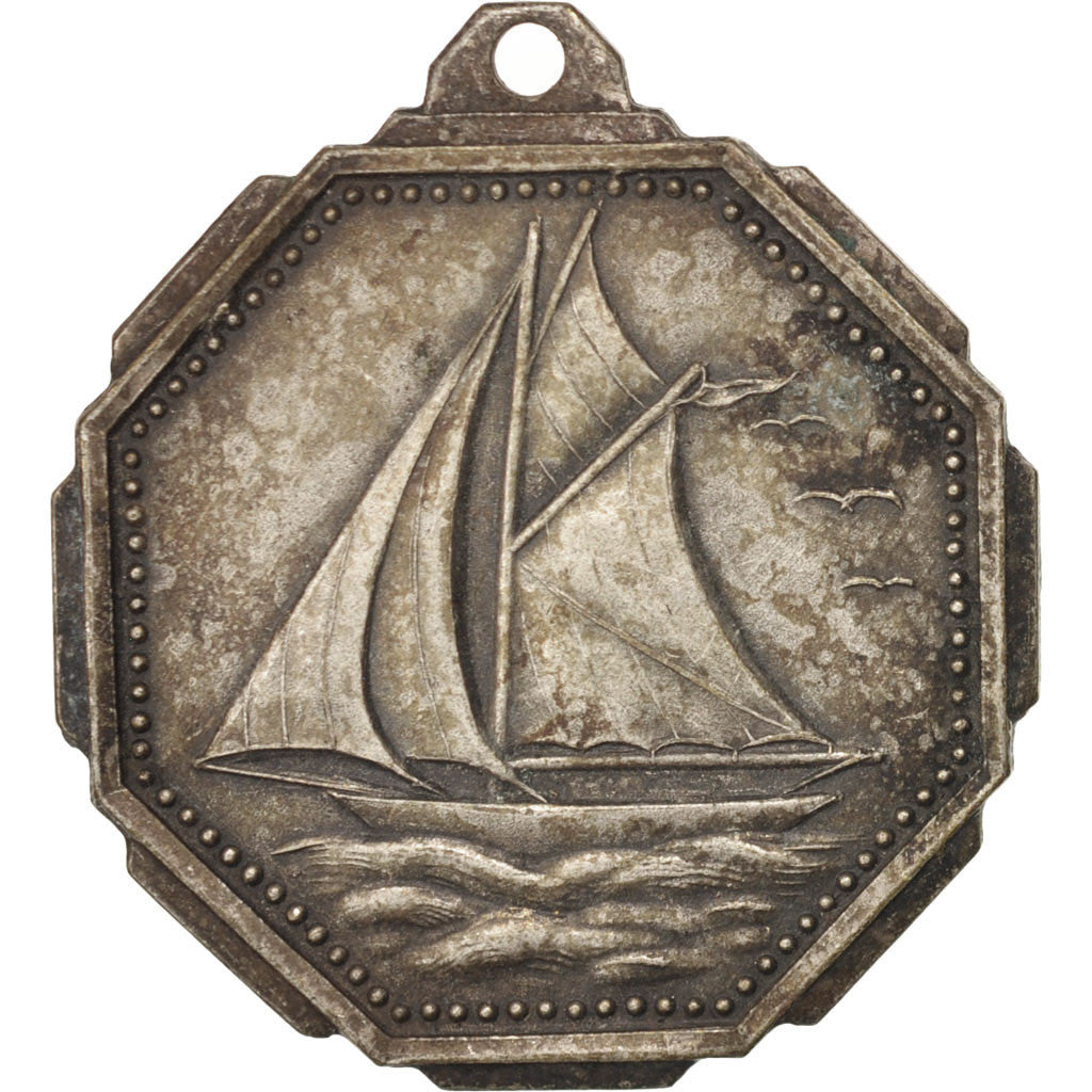 France, Shipping medal, Shipping, Medal, EF(40-45), Copper, 28
