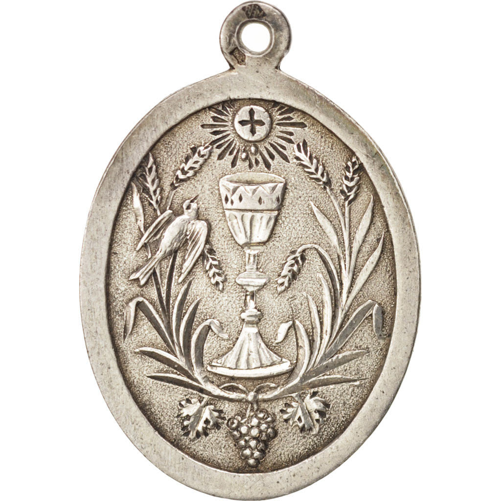 France, Medal, Religious medal, Religions & beliefs, 1892, AU(55-58), Silver