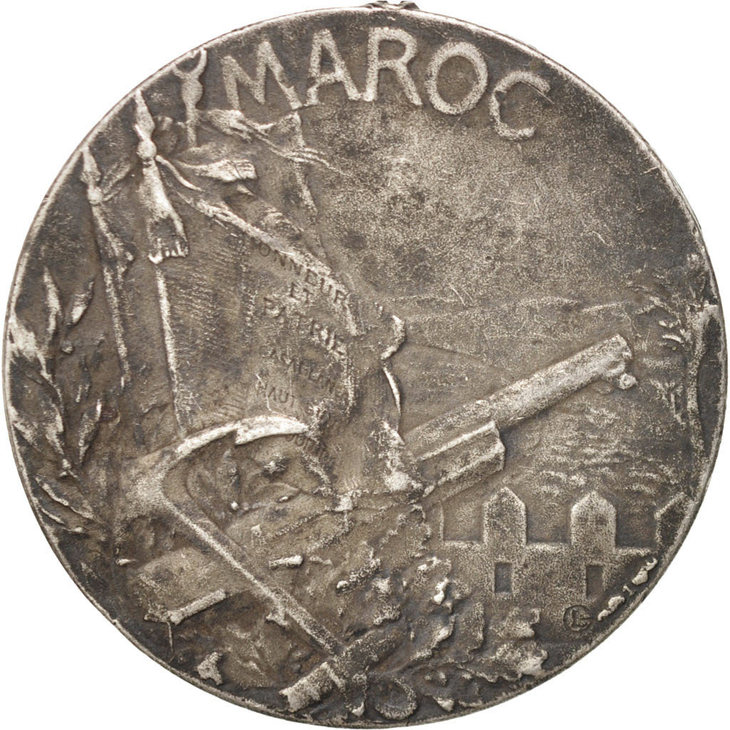 France, Medal, République Française, Maroc, Politics, Society, War, Lemaire