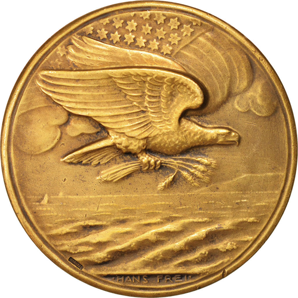 Schweiz, Gratitude of the Swiss families, 1918, History, 1918, Hans Frei, Med...