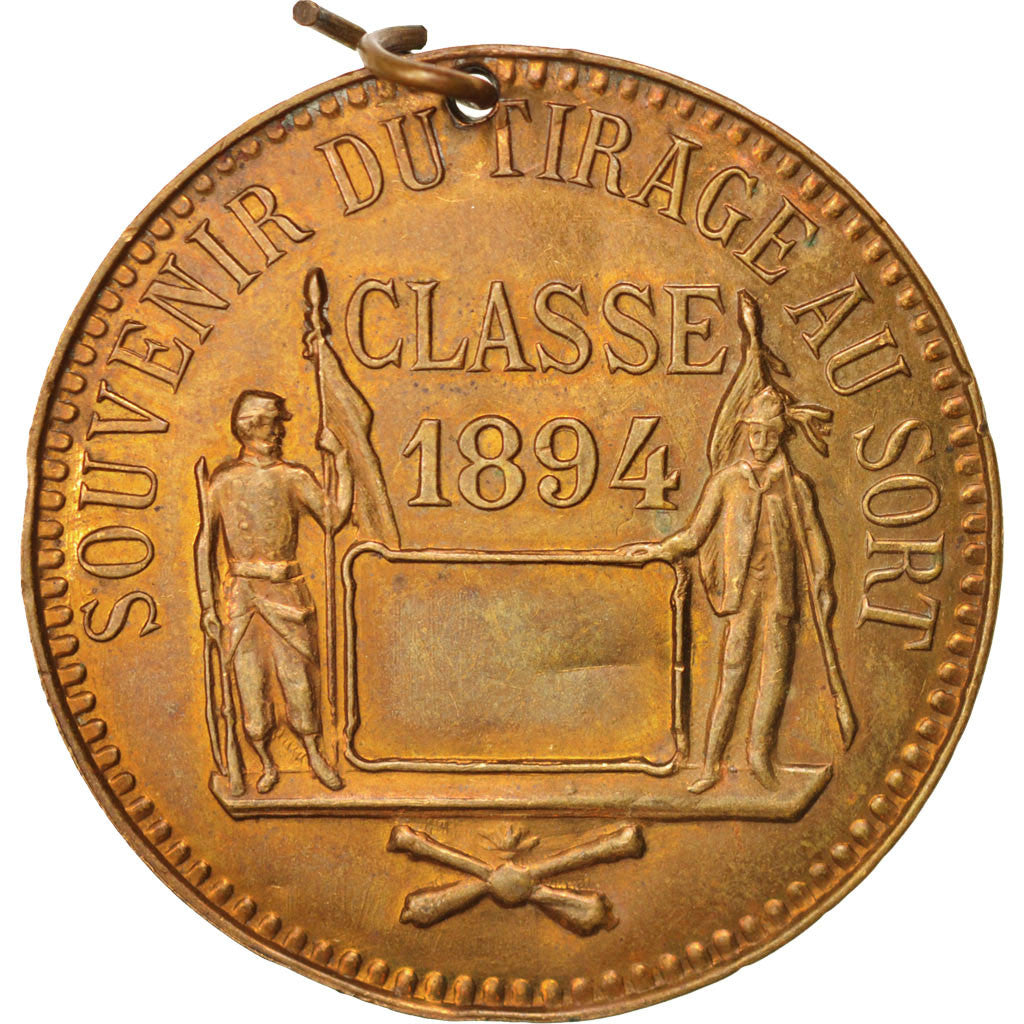 France, Medal, Souvenir du tirage au sort, Classe de 1894, History, 1894