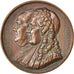 France, Medal, FranklIn and Montyon, Arts & Culture, 1833, Barre, AU(55-58)